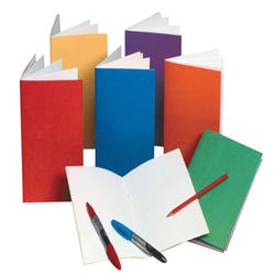 Image for School Smart Bright Blank Books, 8-1/2 x 11 Inches, Assorted Colors, 24 Sheets, Pack of 6 from School Specialty