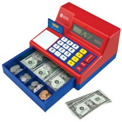 Image for Learning Resources Pretend and Play Calculator Cash Register, Set of 73 from School Specialty