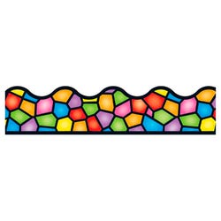 Image for Trend Enterprises Stained Glass Terrific Trimmer, 2-1/4 x 39 Inches, Set of 12 from School Specialty