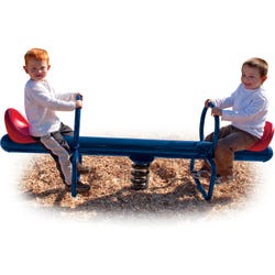 Image for UltraPlay 2 Rider Spring See-Saw, Red/Blue from School Specialty