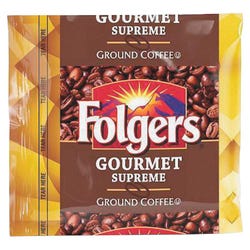 Image for Folgers Gourmet Supreme Ground Pre-Measured Coffee Pack, 1.75 oz, Pack of 42 from School Specialty