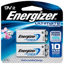 Image for Energizer Ultimate Lithium 9V 2-Pack from School Specialty