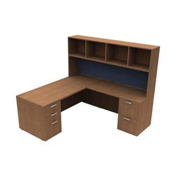 Image for AIS Calibrate Series Typical 13 Admin Desk, 78 x 72 Inches from School Specialty