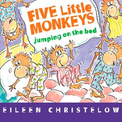 Achieve It! Five Little Monkeys Jumping on the Bed, Board Book, Item Number 2028609