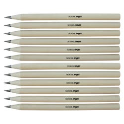 Image for School Smart Jumbo BioFiber No. 2 Pencils without Eraser, Pre-Sharpened, Box of 12 from School Specialty