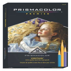 Image for Prismacolor Verithin Non-Smearing Colored Pencils, Assorted Colors, Set of 36 from School Specialty
