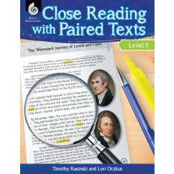 Image for Shell Education Close Reading with Paired Texts Level 5 from School Specialty