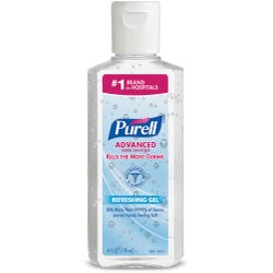 Image for Purell Advanced Hand Sanitizer, 4 oz Flip Cap Bottle, Clean Scent, Pack of 24 from School Specialty