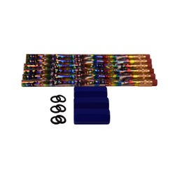 Image for Abilitations Big Weighted Pencils, Assorted Colors, Set of 15 from School Specialty