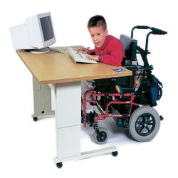 Image for Paperflow Articulating Keyboard Arm, Polyethylene, for Use with Wheelchair Accessible Desks from School Specialty