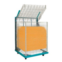 Image for AWT Rack it Heavy Duty Drying Rack, 51-3/4 x 36-1/2 x 68-1/4 Inches, Steel, Powder Coated, 50 Shelf from School Specialty