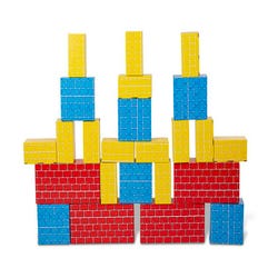 Image for Melissa & Doug Jumbo Cardboard Building Blocks, 24 Pieces in 3 Sizes from School Specialty