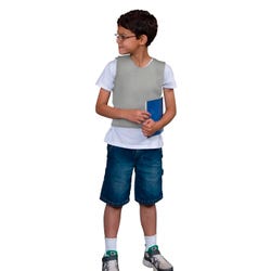 Image for Abilitations Deep Pressure Sensory Vest, X-Large, 48 x 26 Inches, Gray from School Specialty