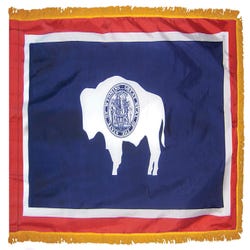 Annin Nylon Wyoming Indoor State Flag, 3 X 5 ft, Item Number 023379
