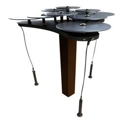 Image for Freenotes Harmony Park Lily Pad Cymbals, Surface Mount, 38 x 26 x 26 Inches from School Specialty