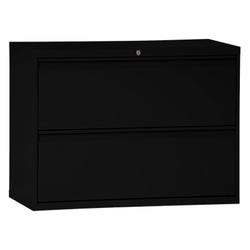 Classroom Select Lateral File Cabinet with Full Pull, 2 Drawers, 36 x 18 x 27 Inches, Black 2073527