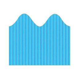 Image for Bordette Scalloped Decorative Border Roll, 2-1/4 Inch x 50 Feet, Bright Blue from School Specialty