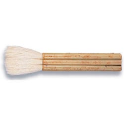 Image for Yasutomo Hake Brush, Round Type, Short Bamboo Handle, 1 Inch, Each from School Specialty