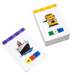Image for Didax Unifix Reading Phonics Word-Building Cards, Grade 1 to 2, 50 Cards from School Specialty
