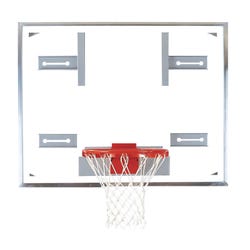 Image for Bison Side Court Conversion Backboard, 54 x 2-1/4 x 42 Inches Backboard, Glass Backboard from School Specialty