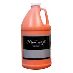 Image for Chromacryl Students' Acrylics, Orange Vermilion, Half Gallon from School Specialty