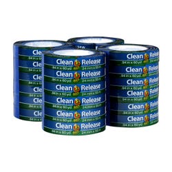 Image for Duck Brand Clean Release Painters Tape, 1 Inch x 60 Yards, Blue, Pack of 24 from School Specialty