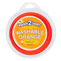Image for Ready2Learn Jumbo Circular Washable Stamp Pad, 6 Inch Diameter, Orange from School Specialty