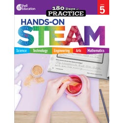 Image for Shell Education 180 Days: Hands-On STEAM, Grade 5 from School Specialty