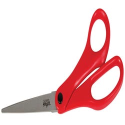 Image for School Smart Lightweight Bent Handle Scissors, 8 Inches, Red from School Specialty