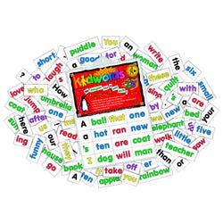 Image for Barker Creek Learning Magnets, Kidwords High Frequency Words, Set of 208 from School Specialty