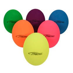 Image for Sportime Fluorescent Foam Balls, 8 Inches, Assorted Colors, Set of 6 from School Specialty
