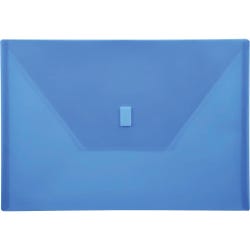 Image for LION Design-R Line Poly Envelopes with Hook and Loop Closure, 13 x 9-3/8 Inches, Blue from School Specialty