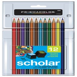 Image for Prismacolor Scholar Colored Pencils, Assorted Colors, Set of 12 from School Specialty