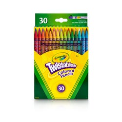 Image for Crayola Twistables Colored Pencils, Assorted Colors, Set of 30 from School Specialty