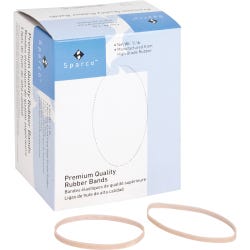 Image for Business Source High Quality Rubber Bands, Size 32, 1/4 Pound, Natural, Box of 237 from School Specialty