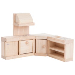 Image for Plantoys Classic Dollhouse Furniture Kitchen Set, 4 Pieces from School Specialty
