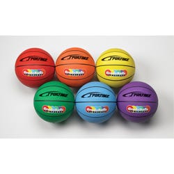 Image for Sportime Gradeball Mini Basketballs, 11 Inches, Set of 6, Rubber from School Specialty