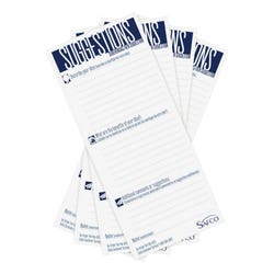 Image for Safco Suggestion Box Card Refills, White, Case of 60 from School Specialty