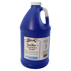 Sax Heavy Body Acrylic Paint, 1/2 Gallon, Phthalo Blue Item Number 1572441
