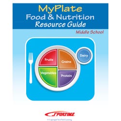 Image for Sportime MyPlate Food & Nutrition Student Learning Guide, 44 Pages, Grade 5 to 9 from School Specialty