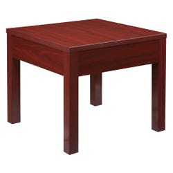 Image for Lorell Occasional Corner Table, 24 x 24 x 20 Inches, Mahogany from School Specialty