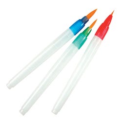Image for Royal & Langnickel Aqua-Flo Watercolor Brushes, Assorted Sizes, Set of 3 from School Specialty