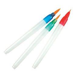 Royal & Langnickel Aqua-Flo Watercolor Brushes, Assorted Sizes, Set of 3 Item Number 402428