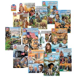 Image for Saddleback Educational Publishing American History Graphic Novels, Set of 12 from School Specialty