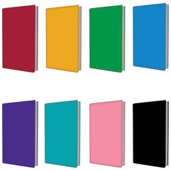 Image for Kittrich Stretchable Fabric Book Cover, Assorted Fashion Colors, Pack of 24 from School Specialty
