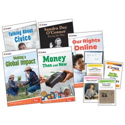 Image for Teacher Created Materials Community & Social Awareness Book Set and Game Cards, Grade 5, Set of 6 from School Specialty