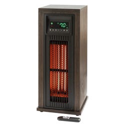 LifeSmart 23 Inch Tower Heater with Oscillation, Brown 2124947