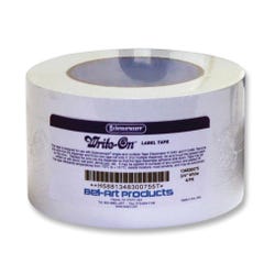 Image for Scienceware Write-On Label Tape, 3/4 in X 40 yd, White, Pack of 4 from School Specialty