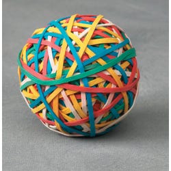 School Smart Economy Rubber Band Ball, Multiple Color, Item Number 090668