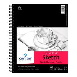 Image for Canson Recycled Sketch Pad, 9 x 12 Inches, 65 l, 100 Sheets from School Specialty